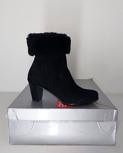 Суперціна AVANTE MODA Зимові чобітки ботильйони. Нат замша. Нові, р. 36