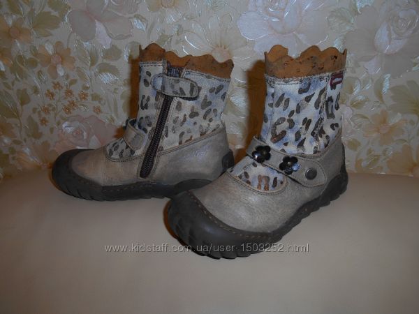  Ботинки детские демисезонные кожа Petit Shoes, р. 25 стелька 15, 5 см. 