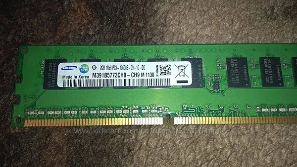 Оперативная память DDR 3 ПК. Samsung M391B5773CH0 - CH9. K2VNCT1/2G