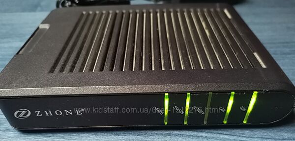 Модем ADSL - маршрутизатор ZHONE 6211-I3-302. CPE Router. Глючний