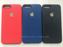 Силиконовый матовый чехол для iphone 7plus 8plus три цвета