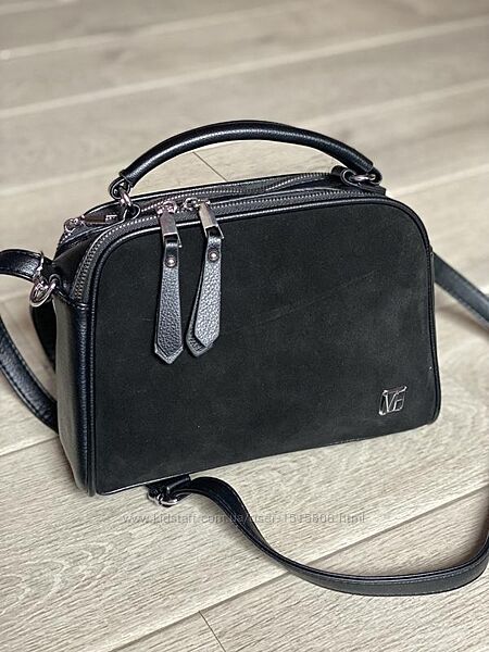 Сумка жіноча нова натуральна замша еко шкіра