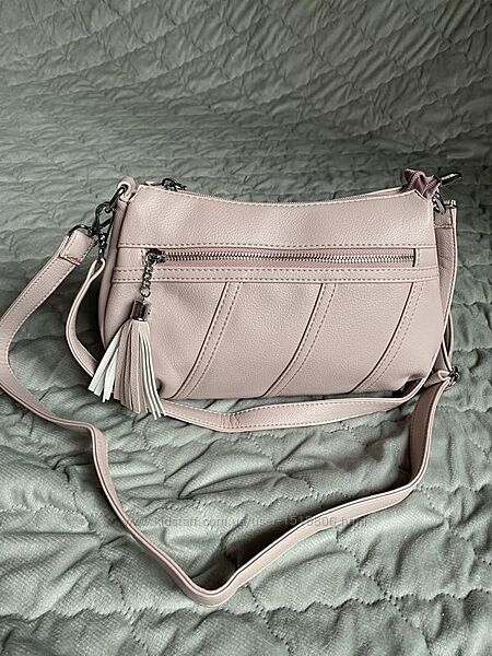 Рожева сумочка клатч 