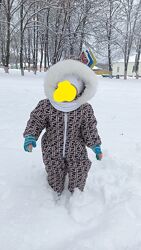 Зимний комбинезон для девочки