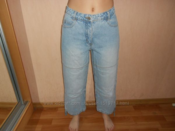 Летние джинсы, фр. 38 размер, наш 46, 48 бренд Bona Parte, сток, широкие