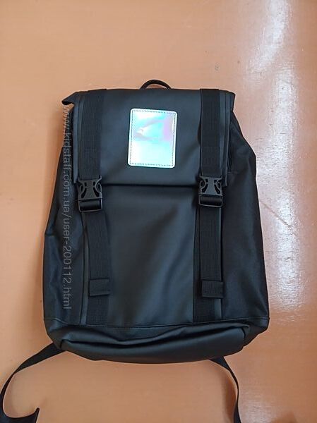 Новий рюкзак для ноутбука чорний унісекс з кучою прибамбасів