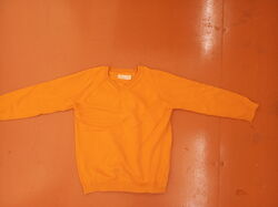 Яскраво-жовта оранжева кофтинка хлопчику 116 см
