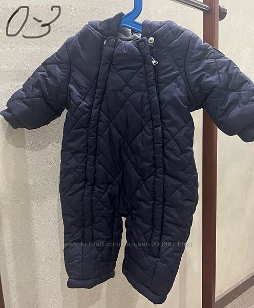 Комбинезон chicco 0-3 месяца деми в хорошем состоянии