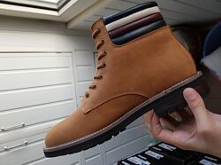 Tommy hilfiger оригинал 46  30 см по стельке новые кожаные ботинки