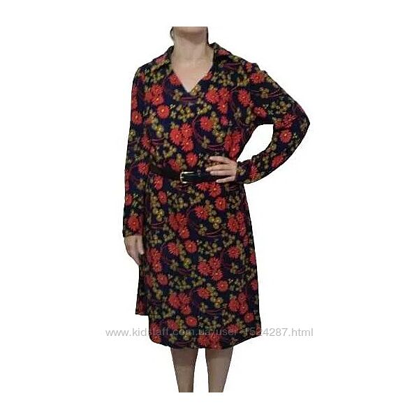 Сукня Per Una велюр квітковий принт розмір 50