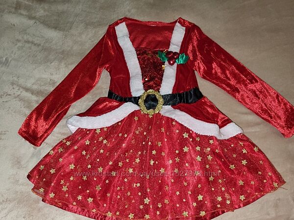 Карнавальное платье Помощница Санты.