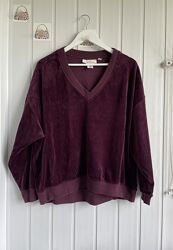 Пуловер. глубокий цвет бордо h&m