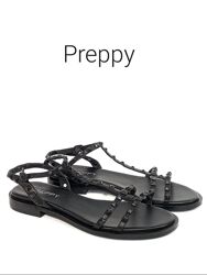 Кожаные женские сандалии Preppy Оригинал