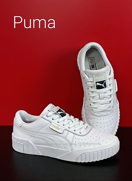 Кожаные женские кроссовки Puma Cali Оригинал
