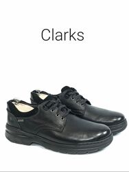 Кожаные мужские туфли Clarks Rockie2 LoGTX Gore-Tex Оригинал