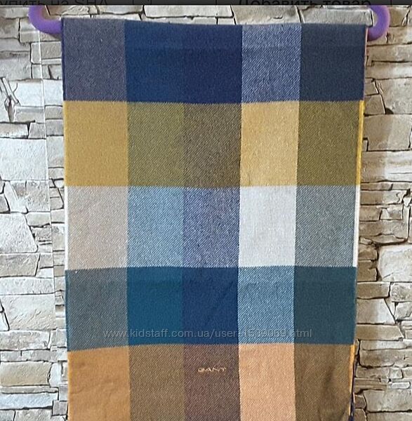 Шарф, Gant, вовна , 180х30 см, Швеція