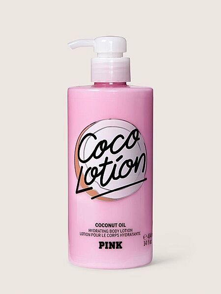 Увлажняющий лосьон с кокосовым маслом Coco Lotion PINK Victoria&acutes SecretСША 414мл оригинал