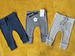 Комплект новых качественных штанишек, ползунов для новорожденных 0-3 месяца