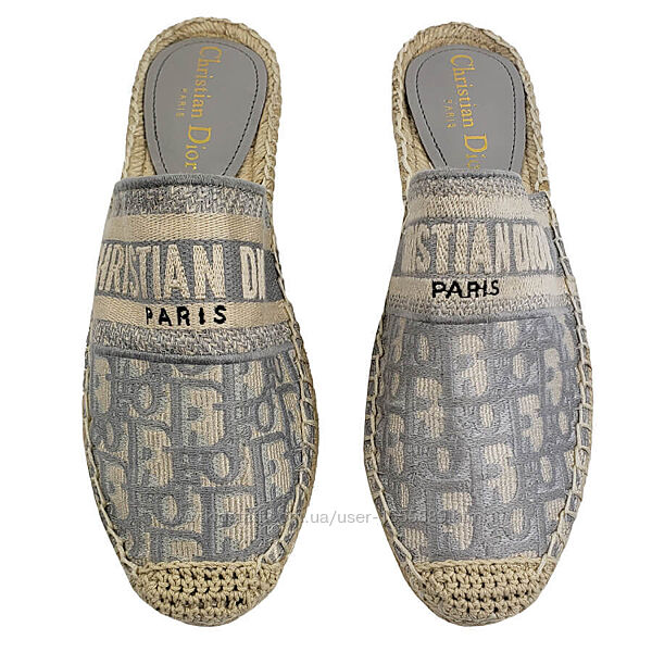 Шльопанці в стилі dior. розмір 39