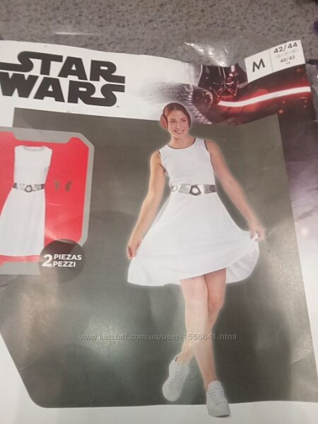 Сукня карнавальна Принцеса Лея зіркові війни