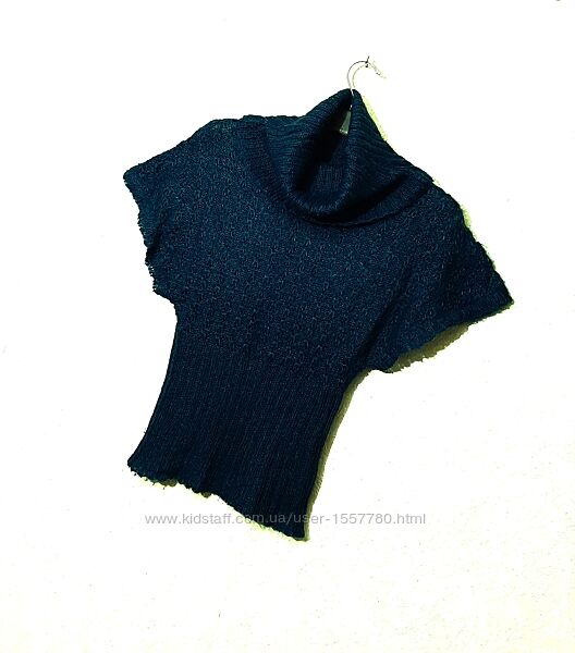 We fashion нідерланди красивий светр-безрукавка синій цільні короткі рукави