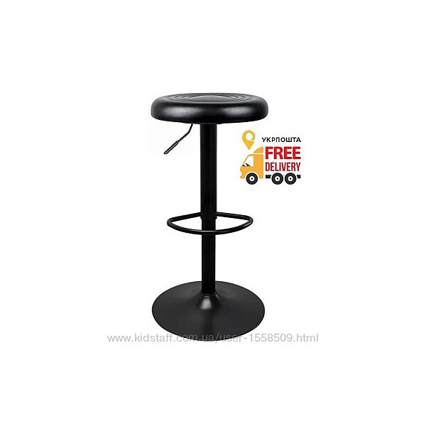 Стілець барний високий чорний Марко