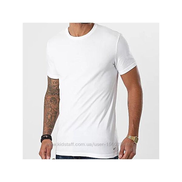 Оригінальна біла футболка Nike M Dri-fit Luxe Crewneck