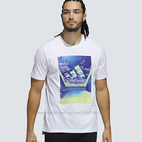 Оригінальна футболка Adidas Summer Heat Sky Graphic / HE2308