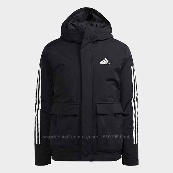 Оригінальна перехідна штормова куртка Adidas Utilitas 3-Stripes Hooded Jkt