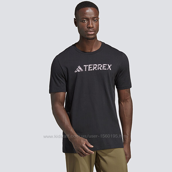 Оригінальна бавовняна футболка Adidas Terrex Classic Logo / 