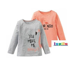 Лонгслив реглан на девочку Lupilu