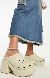 Сабо crocs siren clog  крокси на каблуку