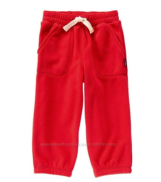 Флисовые штаны для мальчиков Gymboree на рост 74 см - 84 см