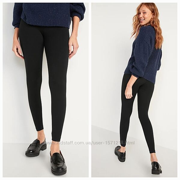 Чорні лосіни Old Navy, розмір Л, без утеплення