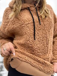 Улюблений худі Тедді з карманом та капюшоном