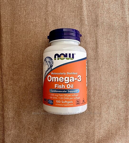 Омега 3  omega 3 now foods iHerb