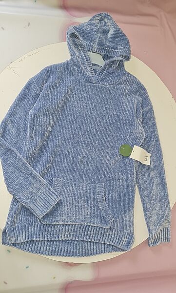 С&А худі подовжена оксамитова, в&acuteязана 