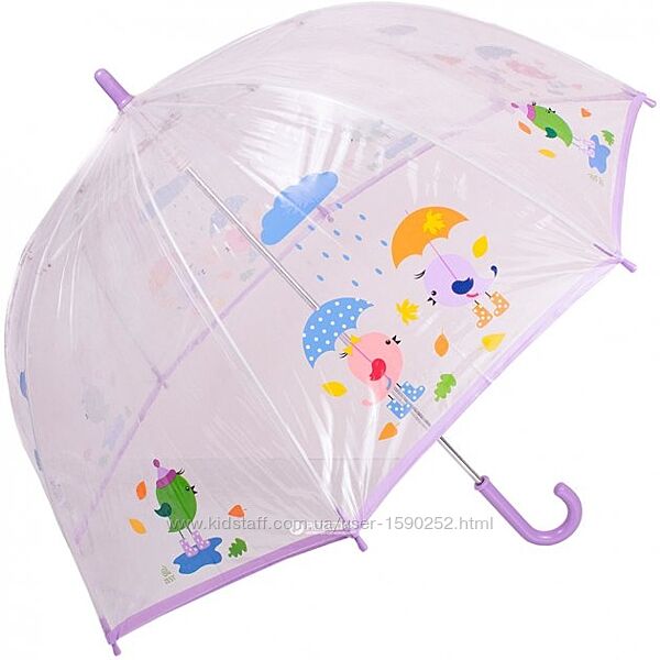 Детский прозрачный зонт. Фирма Zest