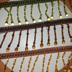 Декоративный стеклярус бахрома