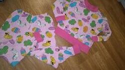 Пижама хлопковая для девочки 3-4года 98-104р.