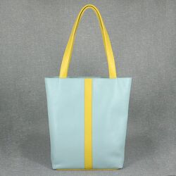Стильна шкіряна жіноча сумка на плече, кольори в асортименті