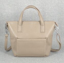 Стильна шкіряна жіноча сумка, кольори в асортименті