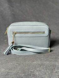 Шкіряна блакитна крос-боді Eliana, Італія