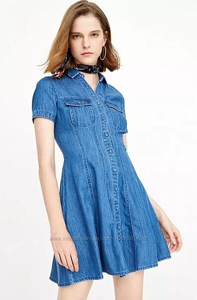 Новое джинсовое мини платье Only XS 34 Онли ХС