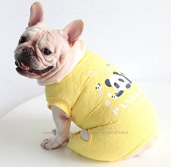 Пижама одежда для собак французского бульдога мопса костюм комбинезон 
