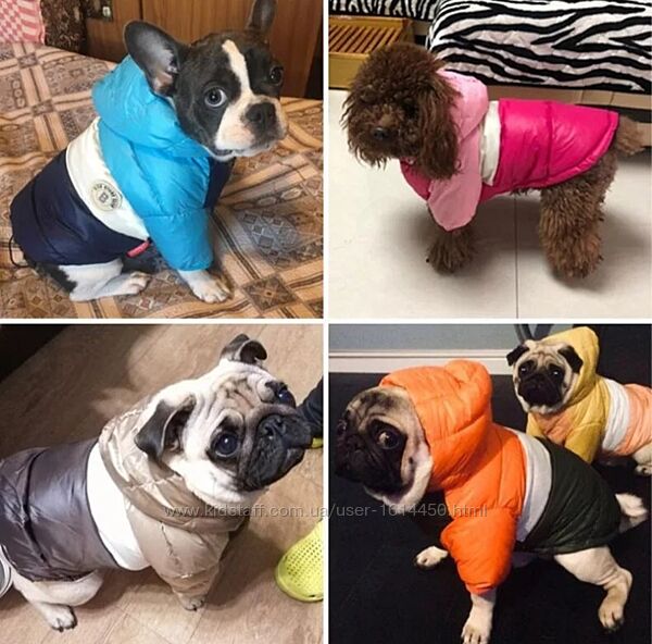 Куртка комбинезон одежда для собак для французского бульдога мопса