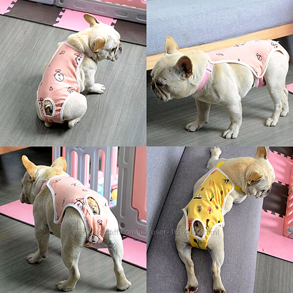 Физиологические трусы одежда для собак трусики для французского бульдога