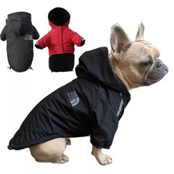 Куртка парка комбинезон одежда для собак для французского бульдога мопса