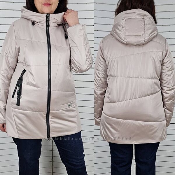 Утепленная женская куртка Фабричный Китай Размеры 48-56 в наличии