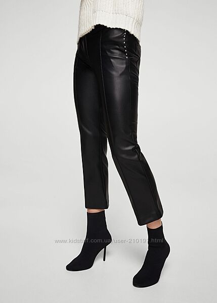 Брюки штучна шкіра Mango, 38 на 36 р 